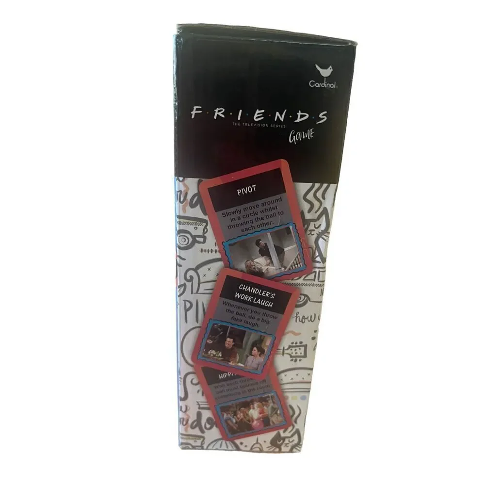 NWT Spin Master Ltd Black Blue Unisex The One With The Ball Game Friends OS